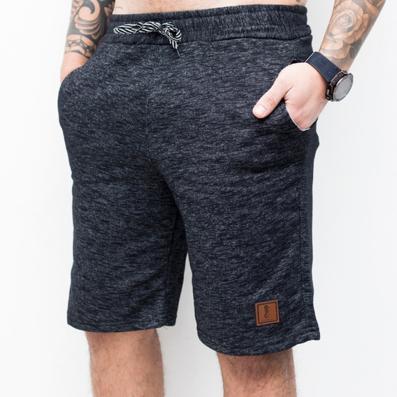 short moletom para homem