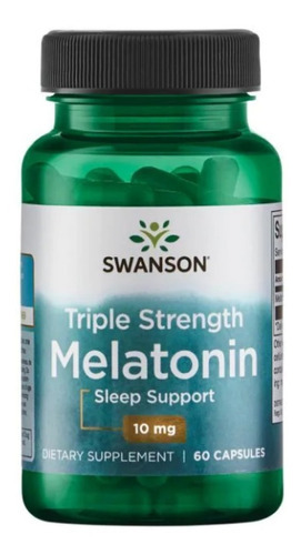 Melatonina 60 Insomnio 10mg Relajación Anti Depresión Eg M06 Sabor Sin Sabor
