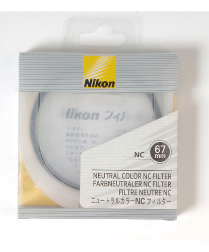 Protector Nikon Original Nc De 67mm Japan Leer Ingresos Btos