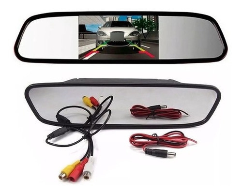 Espelho Retrovisor Automotivo Com Munitor Lcd Tft Colorido