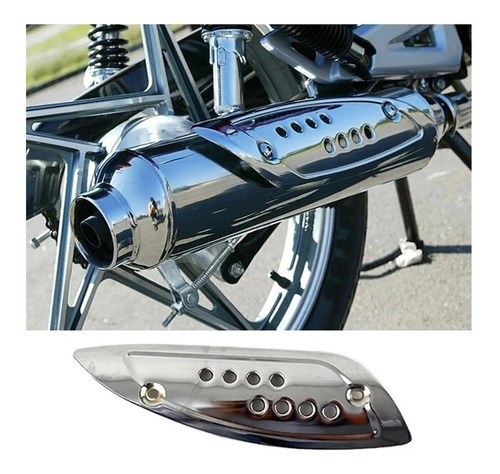 Imagem 5 de 5 de Escapamento Modelo Original Suzuki Yes 125 Com Protetor