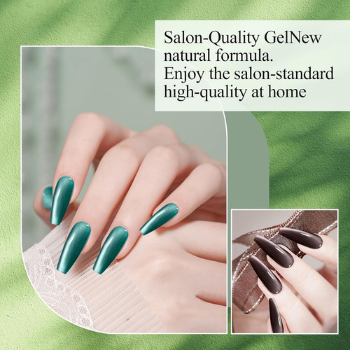 Adhere Esmalte De Uñas De Gel Magnético De 0.4 Onzas Líquida