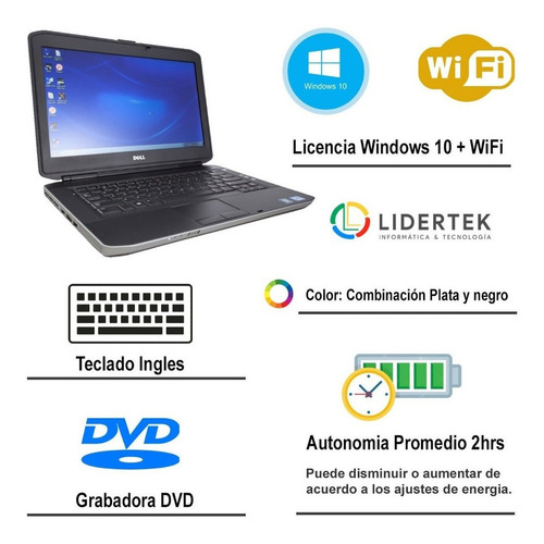Imagen 5 de 10 de Laptop Notebook Dell I5 - 12gb Ram - 480gb Ssd - Win10 5430