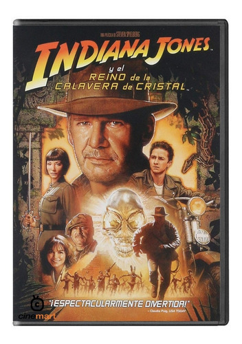 Indiana Jones Y El Reino De La Calavera De Cristal Dvd