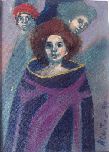 Angel Cestac - Pintura Óleo S/ Tela Assin. 1989 - Lenach