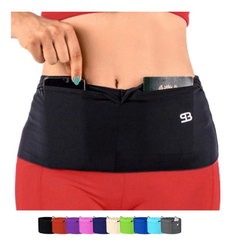 Cinturón De Dinero De Viaje Unisex, Cinturón Para Correr, Ri