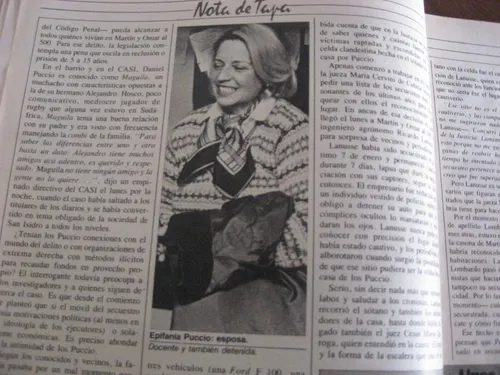 Clan Puccio 2 Revistas Somos 1985 Detalles Y Fotos Únicas (Usado)