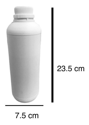 Imagen 2 de 9 de Envases Plasticos 1 Litro Pead Reciclado X 120 Un