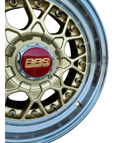 Llantas Deportivas Bbs Aro 15x8 4x100 O 4x114 (set4)
