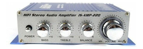 Imagen 1 de 4 de Amplificador De Audio Stereo 12v -20w Is-amp-220