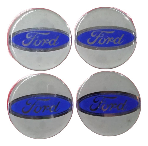 Ford-logos Adhesivos 49mm Para Centros De Llanta 