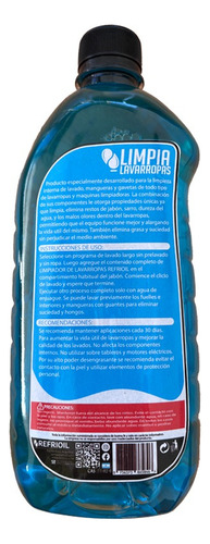 Limpiador Liquido Para Lavarropas Elimina Olores X 4unidades