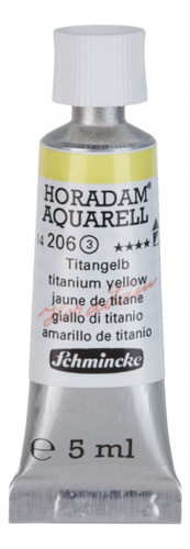 Tinta Aquarela Horadam Schmincke 5ml S3 206 Titanium Yellow