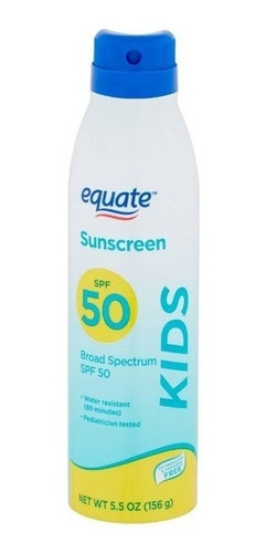 Equate Kids Protector Solar En Spray Spf50 156g 