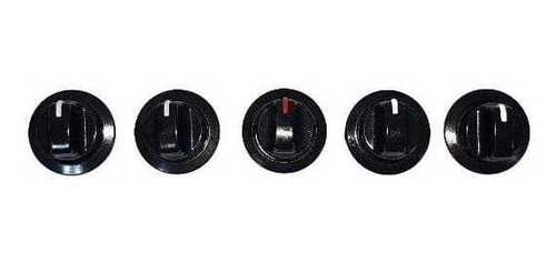 5 Perillas 6mm Originales Cocina Orbis 9500 9300 Gris Oscuro