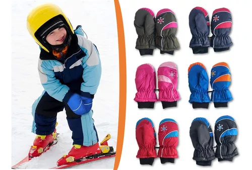 Lecerrot 2 Pcs Invierno para niños  Guantes Térmicos Niños Invierno,Guantes  Infantiles para Clima frío para Esquiar, Hacer Snowboard, para niños y  niñas 6 a 12 años : : Moda