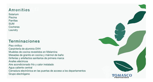 Departamento Venta 1 Amb Palermo - A Estrenar - Amenities - Opcional Cochera