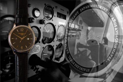 Imagen 4 de 5 de Reloj Pulsera Aviación Modelo Cormorán.