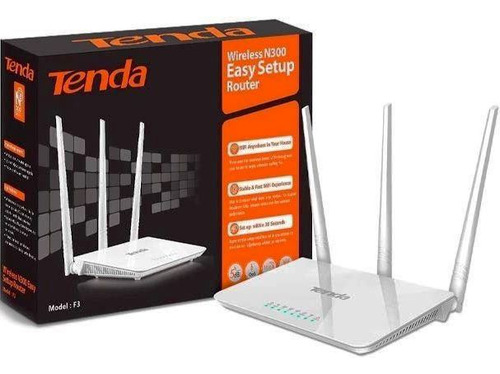 Router Tenda F3 N300 Blanco 110v/220v
