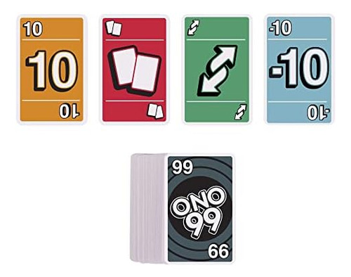 Juego De Cartas Mattel Games Ono 99 De Makers Of Uno Juego P