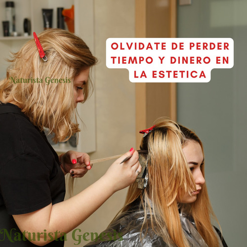 Tinte De Cabello Sin Peróxido Ni Amoniaco Castaño Claro 127