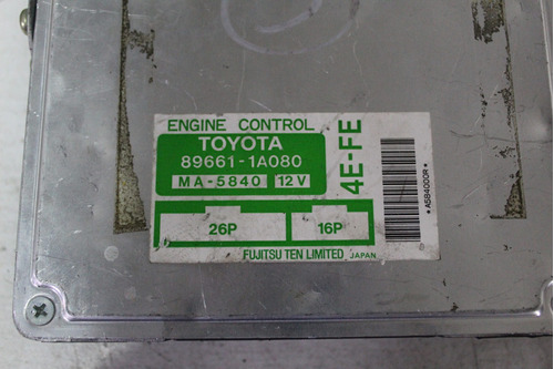 Centralita De Motor Toyota Corolla 1,3 Cm-442