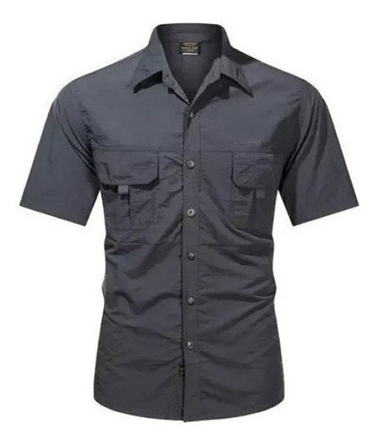 Camisa Táctica Informal De Pesca Y Montañismo Para Hombre