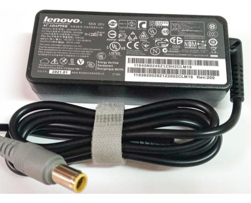 Cargador Lenovo 20v 3.25a T430 T400 T410 T510 Villa D Parque