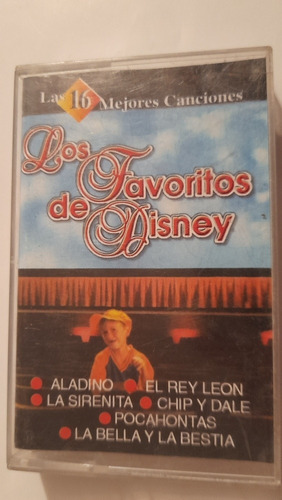 Cassette De Varios Interpretes Los Favoritos De Disney(1990