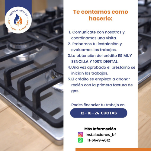 Gasista Matriculado - Instalaciones De Gas - Zona Oeste