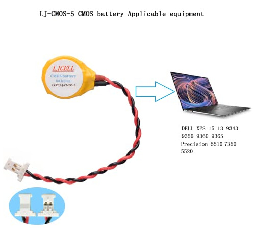 Bateria Cmos Ml1220 Para Dell Xps 13 15 9343 9350 9360 9365