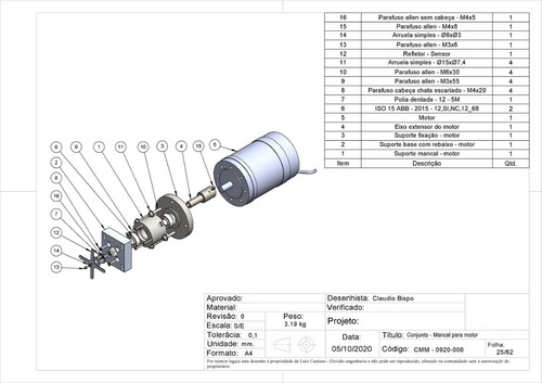 Imagem 3 de 10 de Projetista Mecânico Cadista Desenhista Freelance Solidworks