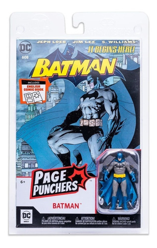 Mc Farlane Page Punchers Batman English Comic Book Padrisimo