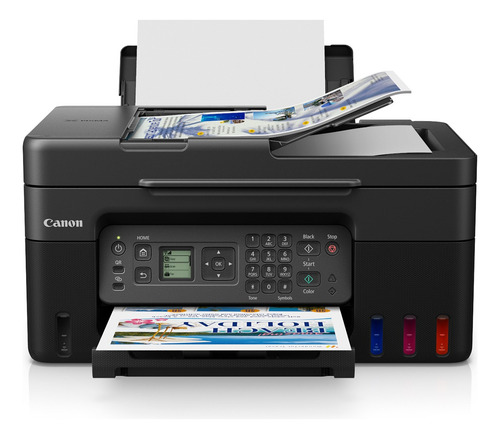 Impresora Multifunción A Color Canon Pixma G4170 Con Wifi Negro