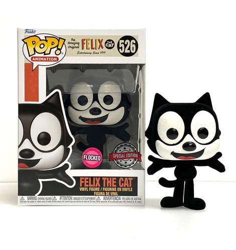 Pop Animation: Felix The Cat (flocked) #526