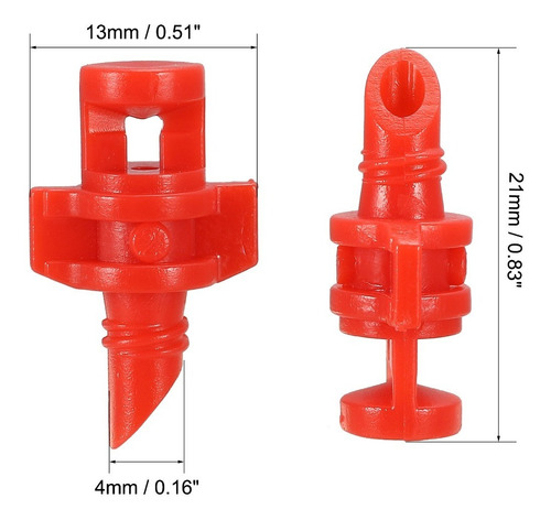 Micro Jet Riego Insertable 360° X 100u Microtubo  Turfgrass 