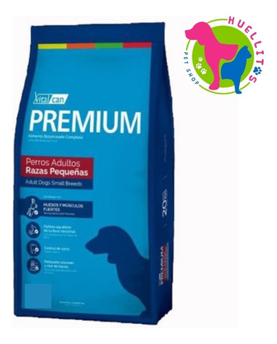 Vitalcan Premium Perro Raza Pequeña X7.5kg-e/gratis Z/oeste