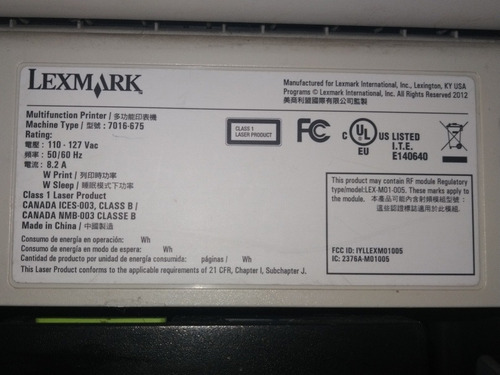 Impressora Lexmark - Modelo Mx611dhe