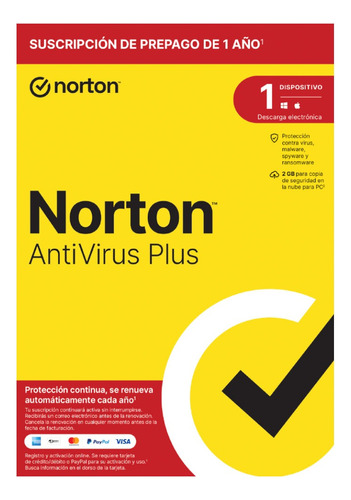 Norton Antivirus Plus - 1 Dispositivo