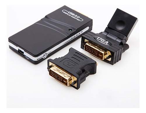 Adaptador De Vídeo Gráfico Externo Usb 2.0 A Dvi/vga/compati