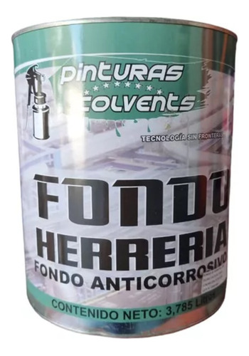 Fondo De Herrería (anticorrosivo) Colvent Negro