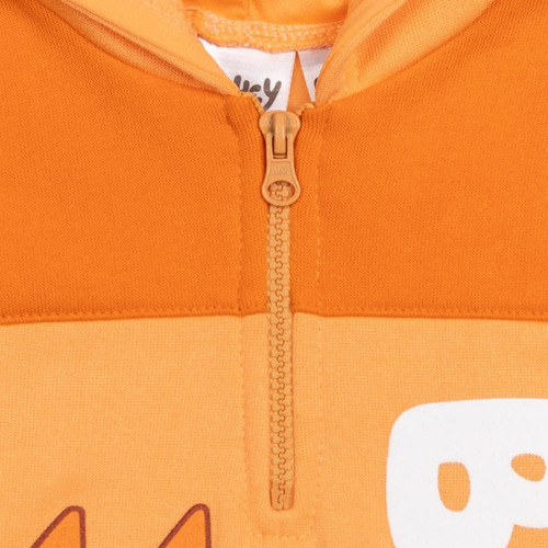 Sudadera Con Capucha Y Media Cremallera Bluey Bingo Para Niñ