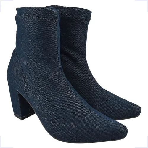 Bota jeans hotsell mercado livre