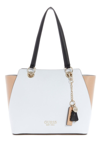 Cartera Guess Regina Elite Tote Tnm Blanco