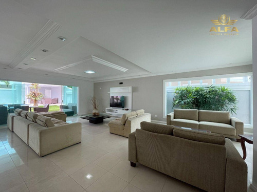 Imagem 3 de 30 de Mansão Na Praia Com 6 Suítes, Lazer Com Piscina, Sauna E Churrasqueira, 4 Vagas - Jardim Acapulco, Guarujá. - Ca0145