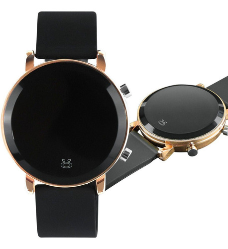 Relogio Feminino Dourado Silicone Qualidade Digital Premium