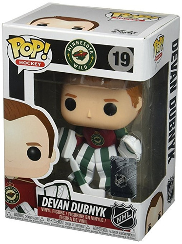 Funko Pop Nhl: Figura Devan Dubnyk Jersey De Vinilo De Colec