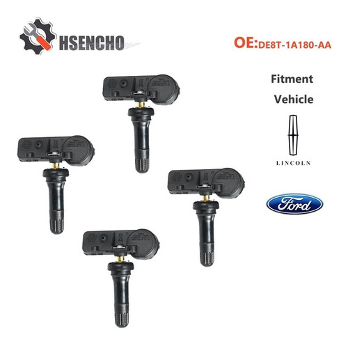 4 Set Sensor Tpms Presion 315mhz Llanta Ford Focus F150 F250