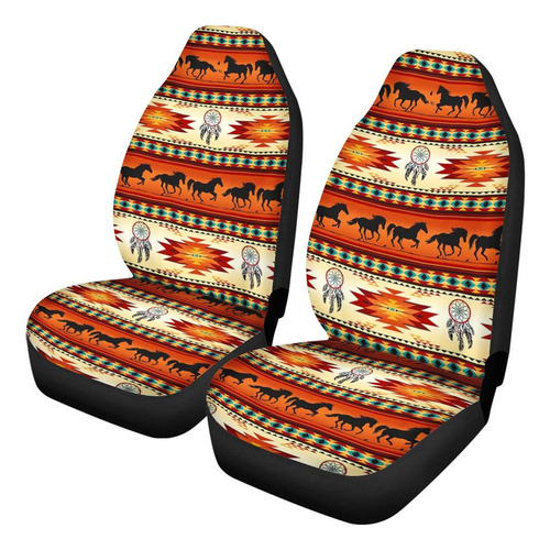 Joylamoria American Native Car Seat Cover Front Seat Protect