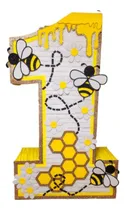 Comprar Piñata Personalizada Número Abejita - Arcoirispapel Amarillo Abejita Piñata Número Abejita Grande